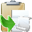 Paste As File icon